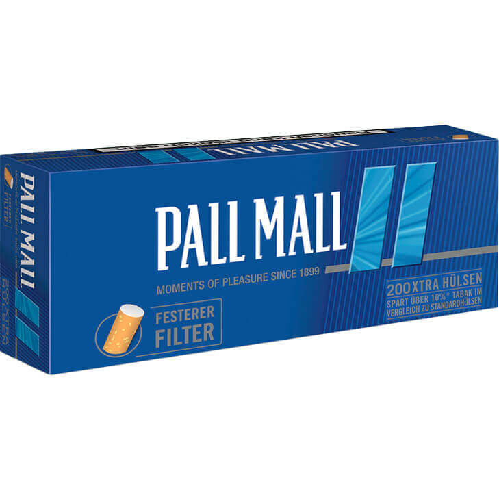 Pall Mall Allround Red 5 x Giga Box mit 2000 Xtra Size Hülsen