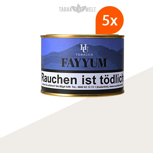 HU Tobacco Fayyum Pfeifentabak, 5 Dosen