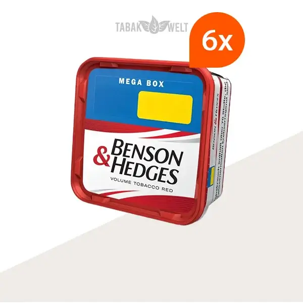 Benson und Hedges Red Volumentabak 6x Mega Box 