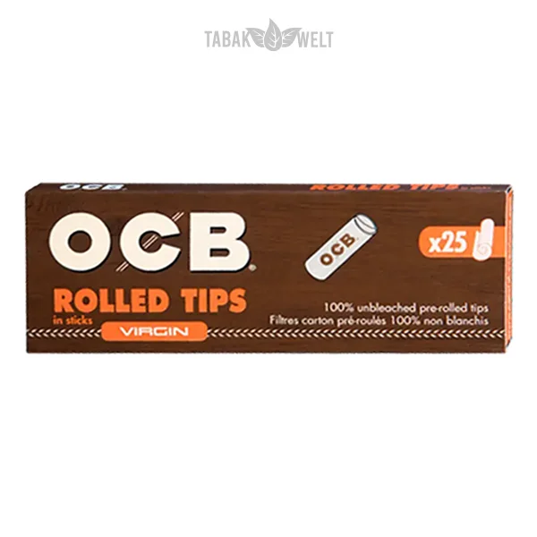 ocb-rolled-tips-virgin-unbleached-6-5-mm-25-stueck ocb-rolled-tips-virgin-unbleached-6-5-mm-25-stueck