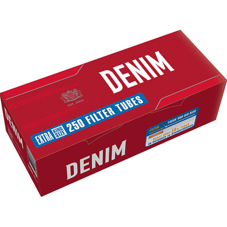 Denim Giga Box 3 x 340g mit 2000 Extra Size Hülsen 