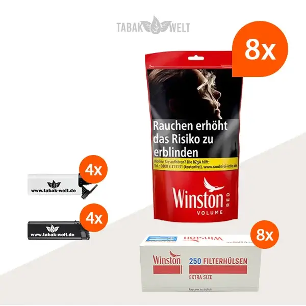 winston-red-volumentabak-8x-beutel-xl-mit-2000-extra-size-filterhuelsen