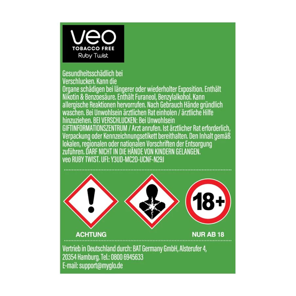 Veo Ruby Twist Tobacco Free