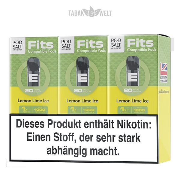Pod Salt Fits Pods Lemon Lime Ice