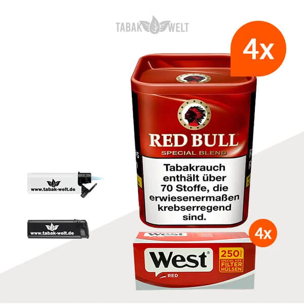 red-bull-special-blend-feinschnitt-tabak-4x-dose-mit-1000-special-size-huelsen