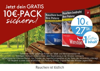 winston zigaretten mobil