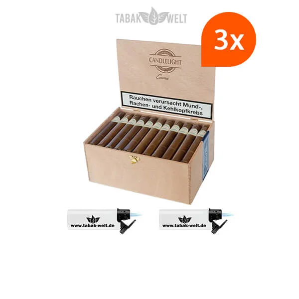 3x-candlelight-corona-sumatra-zigarren-mit-sturm-feuerzeuge
