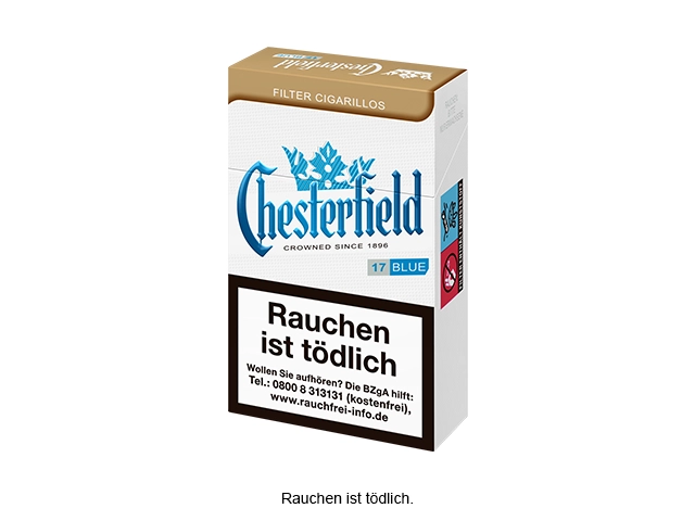 chesterfield zigarillos blau