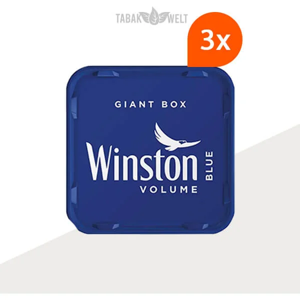 Winston Volumentabak Blue 3 x Giant Box