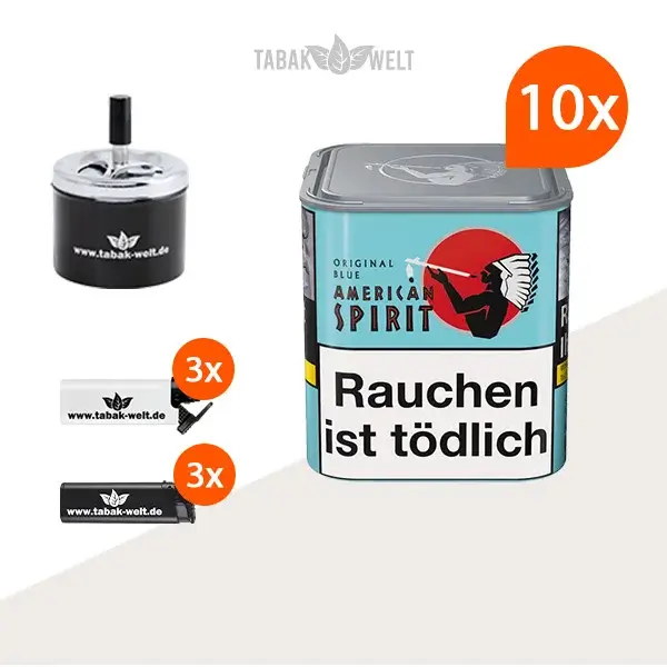 american-spirit-blue-feinschnitt-tabak-10x-original-dose-mit-drehaschenbecher american-spirit-blue-feinschnitt-tabak-10x-original-dose-mit-drehaschenbecher