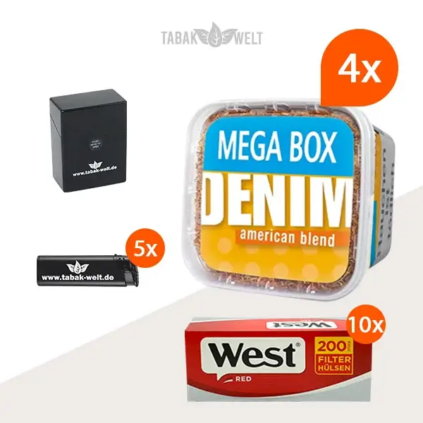 denim-volumentabak-4x-mega-box-mit-2000-king-size-huelsen-und-etui