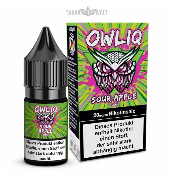 owliq-e-liquid-sour-apple-10ml-20mgml owliq-e-liquid-sour-apple-10ml-20mgml