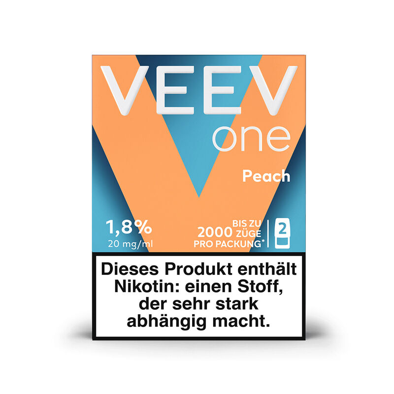 veev one pods multipack peach verpackung frontal 