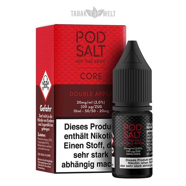 Pod Salt Core E-Liquid Double Apple 10 ml 20 mg/ml