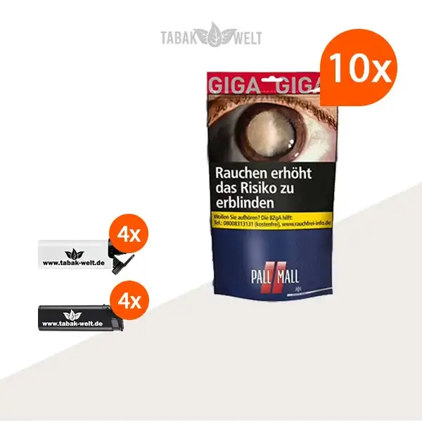 pall-mall-red-volumentabak-10x-beutel-mit-feuerzeugen