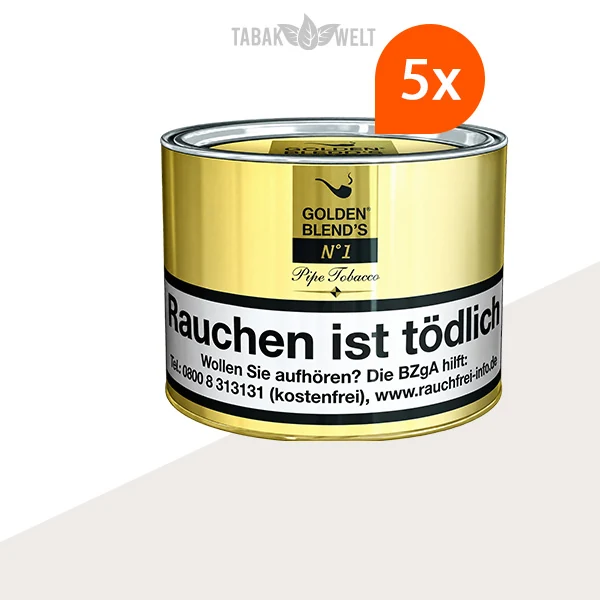 Golden Blend’s No. 1 Pfeifentabak L – 5 Dosen