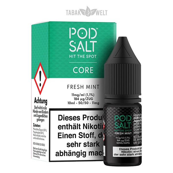 Pod Salt Core E-Liquid Fresh Mint 10 ml 11 mg/ml