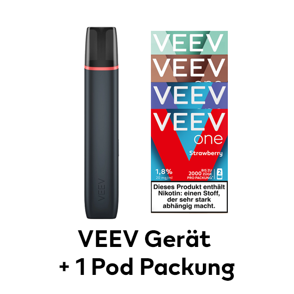 VEEV Aktion Velvet Black Device + Pods