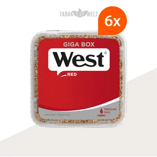 west-red-volumentabak-6x-giga-box