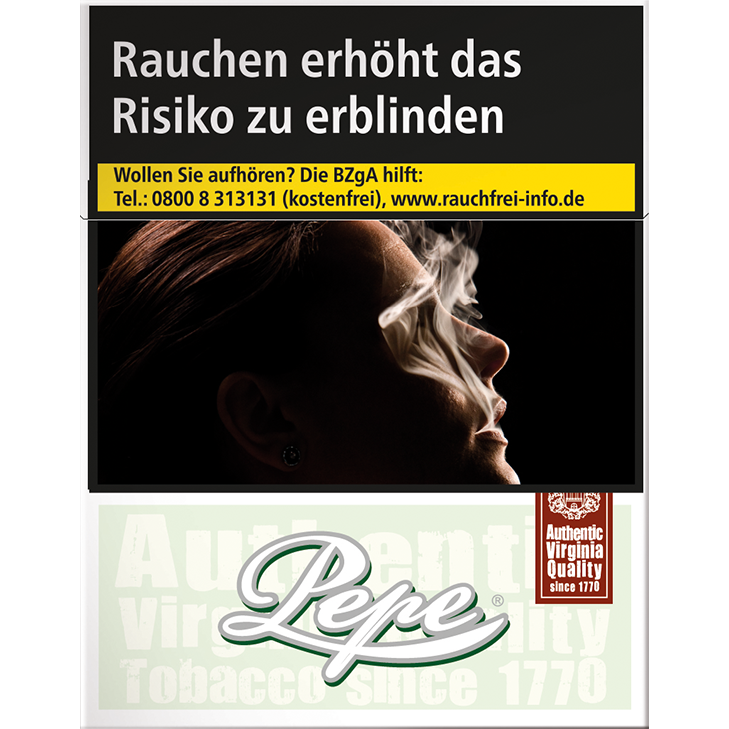 Pepe Fine Green Zigaretten 8,50 €