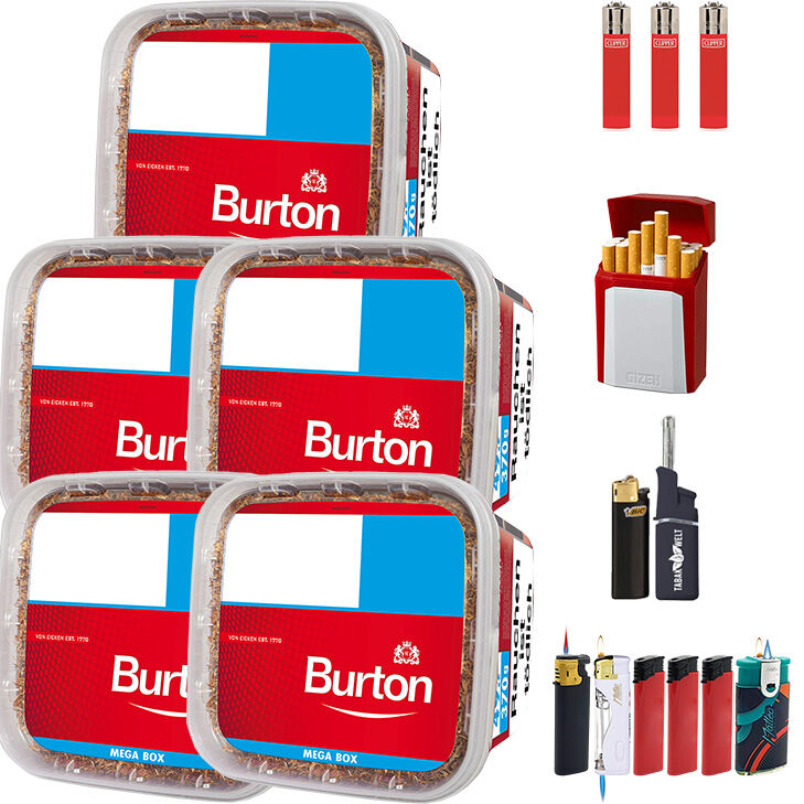 Burton 5 x 290g mit Feuerzeugen
