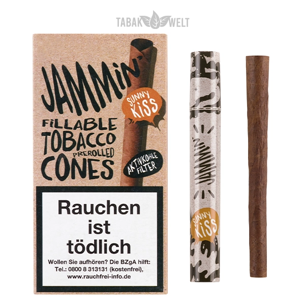 jammin-tobacco-cones-sunny-kiss-2-stueck-mit-aktivkohlenfilter