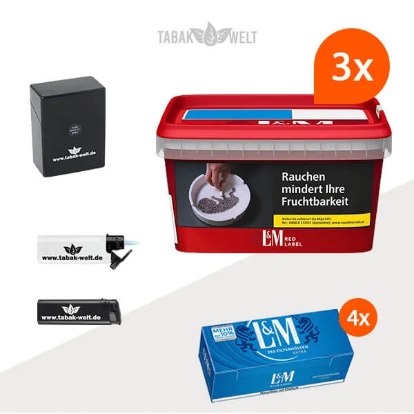 l-m-volumentabak-3x-mega-box-mit-1000-blue-label-filterhuelsen-und-feuerzeugen