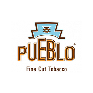 Das Pueblo Logo auf weissem Hintergrund auf der Winsotn Tabak Seite