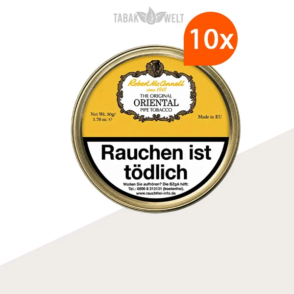 Robert McConnell Original Oriental Pfeifentabak 10x Dose