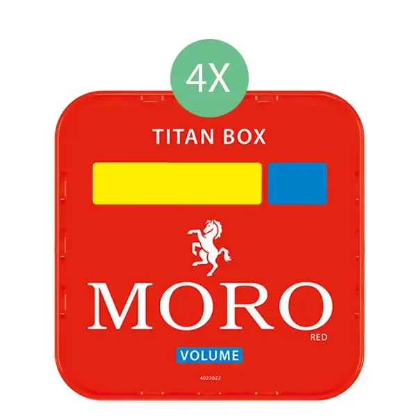 Moro Tabak 4 x Titan Box mit Wählbaren Zubehör