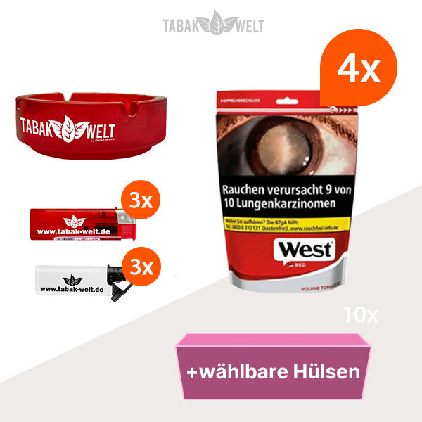 west-red-4x-beutel-xxxl-mit-wahlbaren-menthol-hulsen-glasaschenbecher-tw