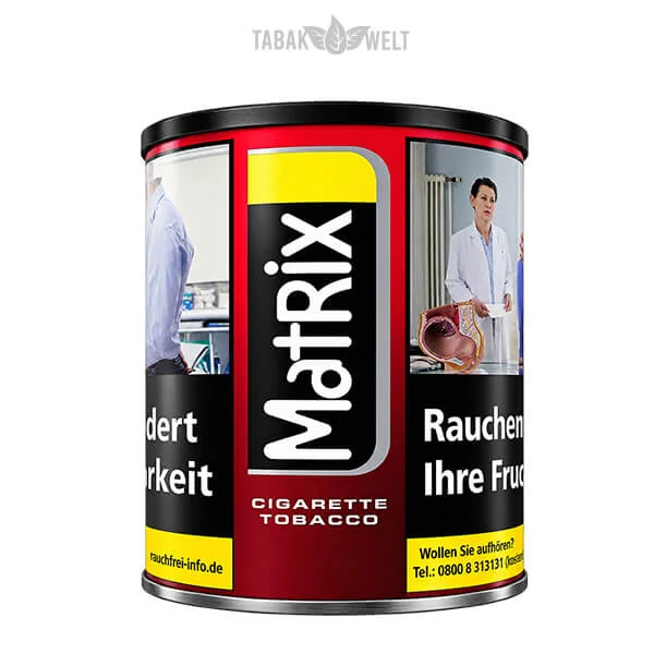 Matrix Red Feinschnitt Tabak in kleiner Packungsgröße