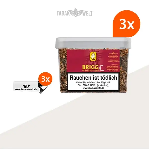 brigg-c-cherry-pfeifentabak-3x-eimer-mit-feuerzeuge
