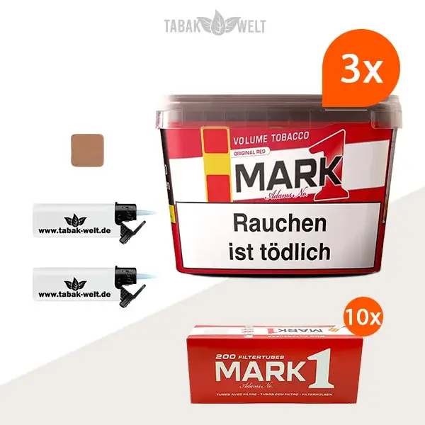 mark-1-red-volumentabak-3x-mit-2000-filterhuelsen-und-sturm-feuerzeugen