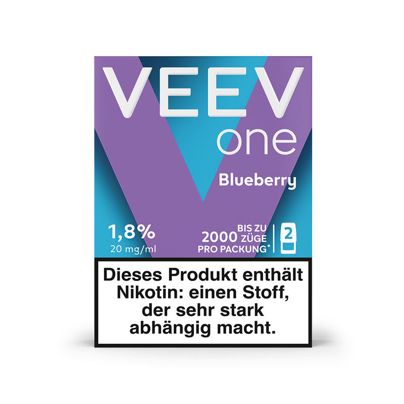 veev one pods multipack blueberry verpackung frontal