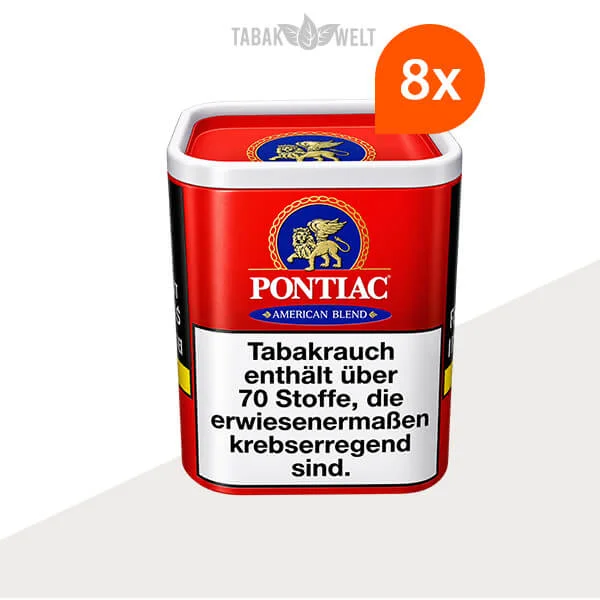 Pontiac American Blend Tabak 8x Dose