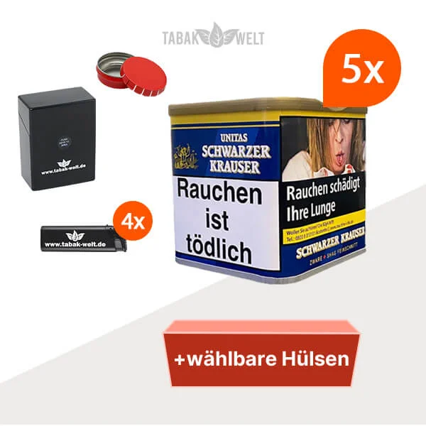 schwarzer-krauser-feinschnitt-tabak-5x-dose-mit-waehlbaren-huelsen
