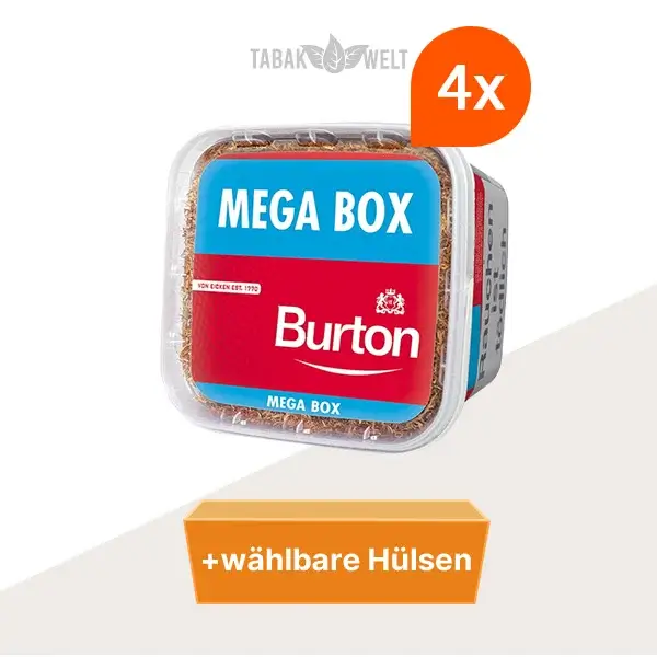 burton-red-volumentabak-4x-mega-box-mit-waehlbaren-huelsen