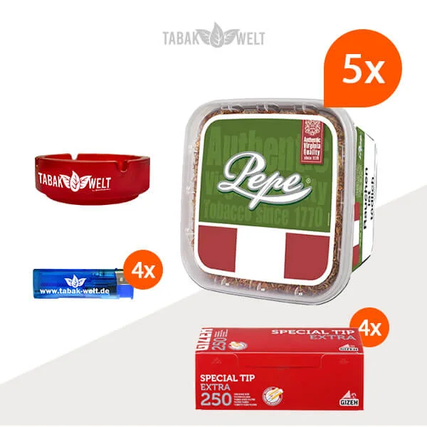 pepe-rich-green-volumentabak-5-Eimer-mit-gizeh-red-hulsen-TX15530.1 pepe-rich-green-volumentabak-5-Eimer-mit-gizeh-red-hulsen-TX15530.1