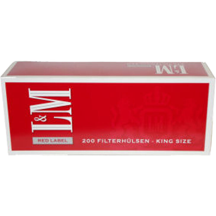 L&M Red Big Box 4 x 120g mit 1000 King Size Hülsen