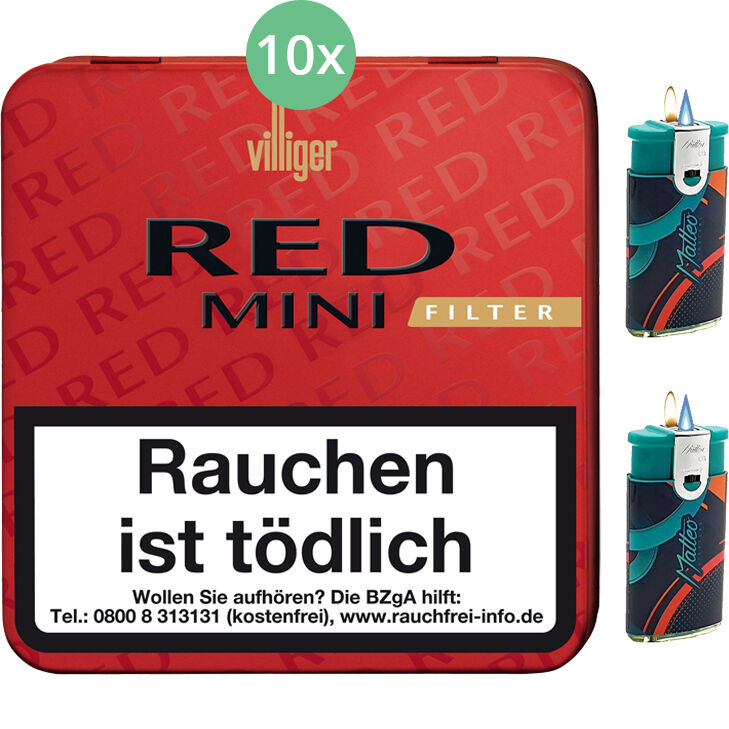 Villiger Red Mini Filter 10 X 20 Stück