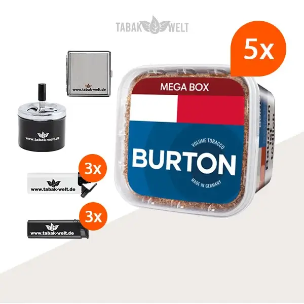burton-blue-volumentabak-5x-mega-box-mit-drehaschenbecher