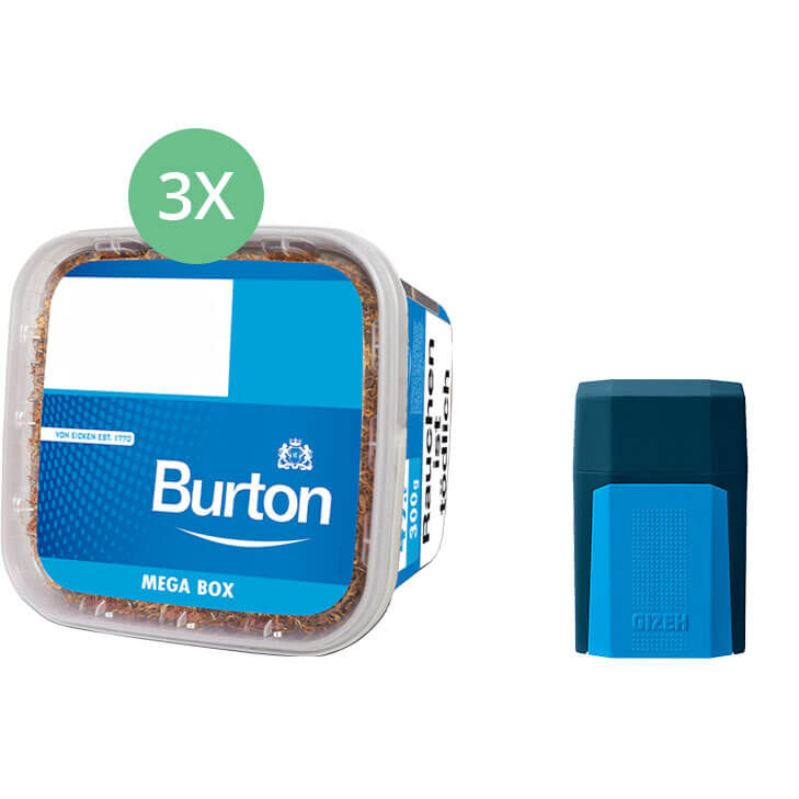 Burton Blue Mega Box 3 x 300g mit Etui