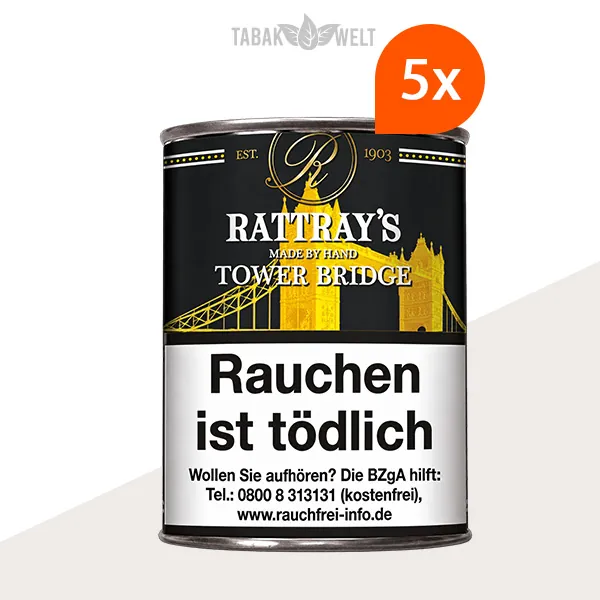Rattray’s Signature Collection Tower Bridge Pfeifentabak, 5er-Box