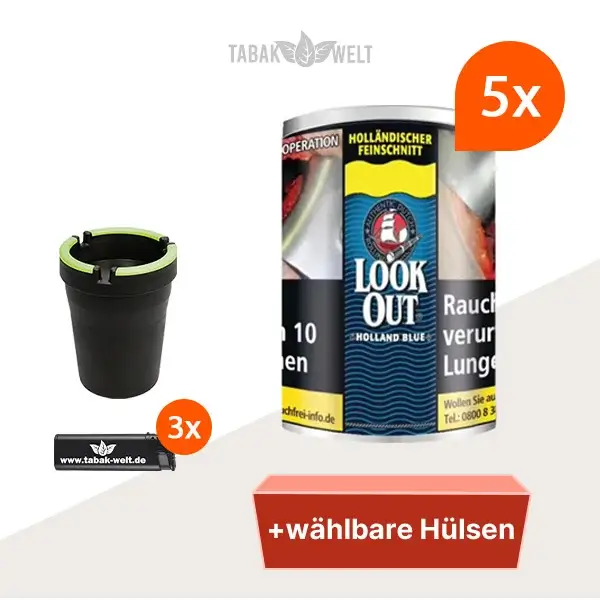 look-out-holland-blue-feinschnitt-tabak-5x-dose-mit-waehlbaren-huelsen