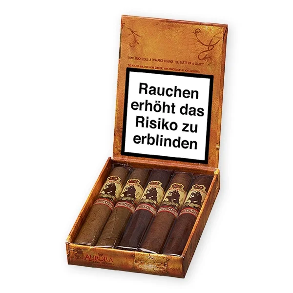 LA AURORA 1495 Zigarren Connoisseur Selection Kiste