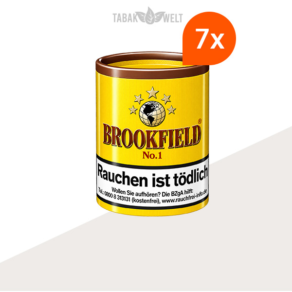 Brookfield No. 1 Pfeifentabak 7er-Set