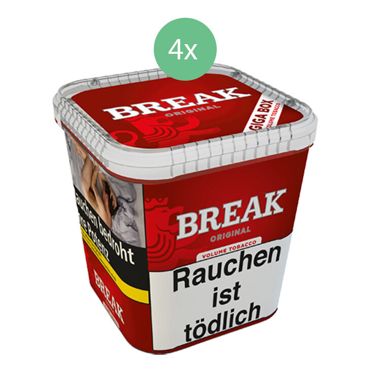 Break Original Tabak 4 x Giga Box 