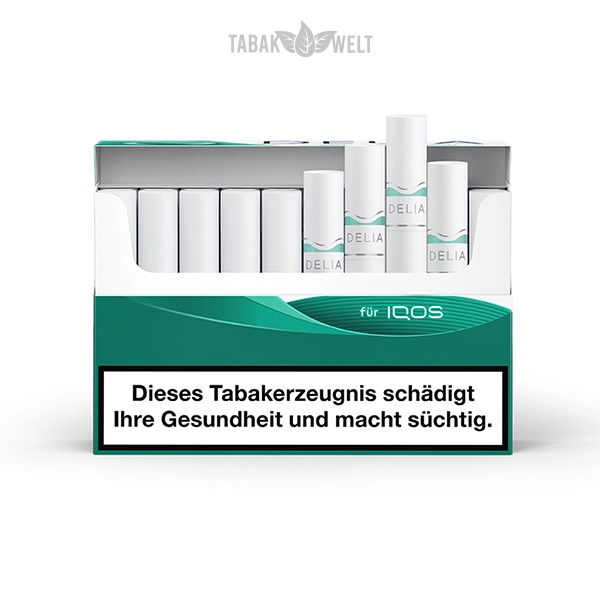 iqos-delia-green-sticks-offen
