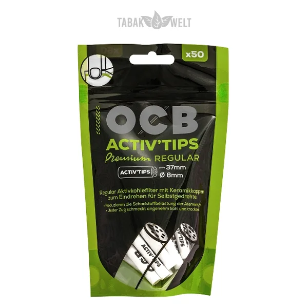 ocb-activtips-premium-regular-8-mm-50-stueck ocb-activtips-premium-regular-8-mm-50-stueck